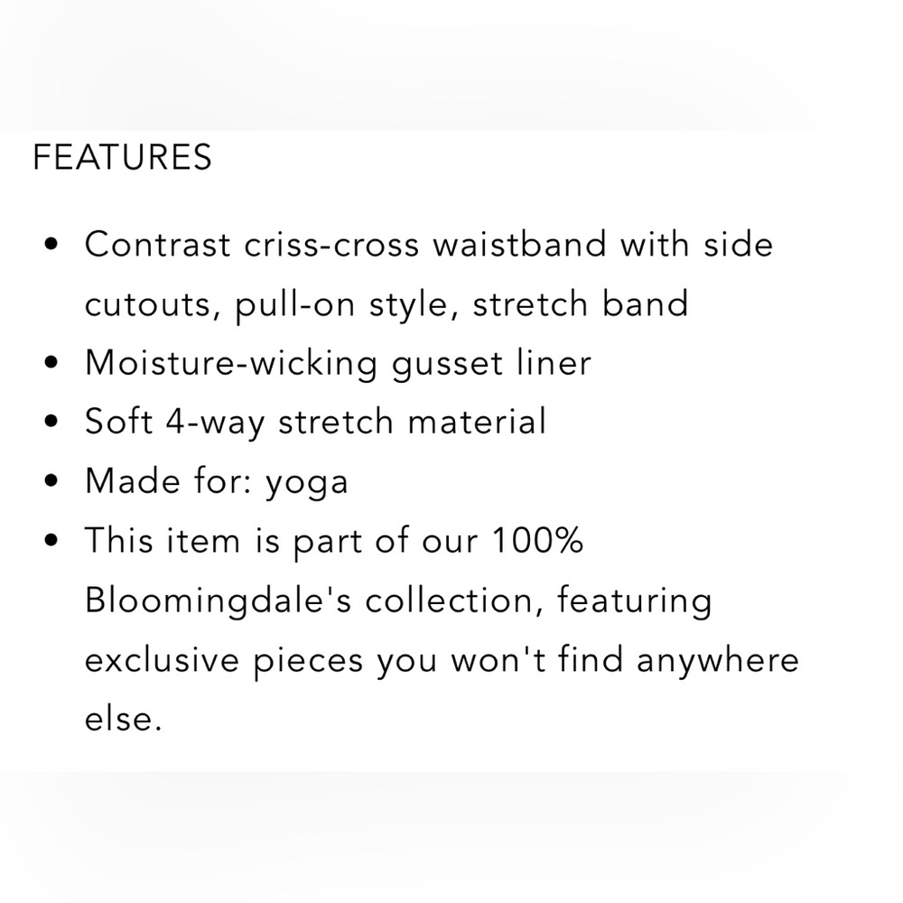 AQUA Criss Cross Waist Leggings $$68 - NWT - Picture 3 of 6